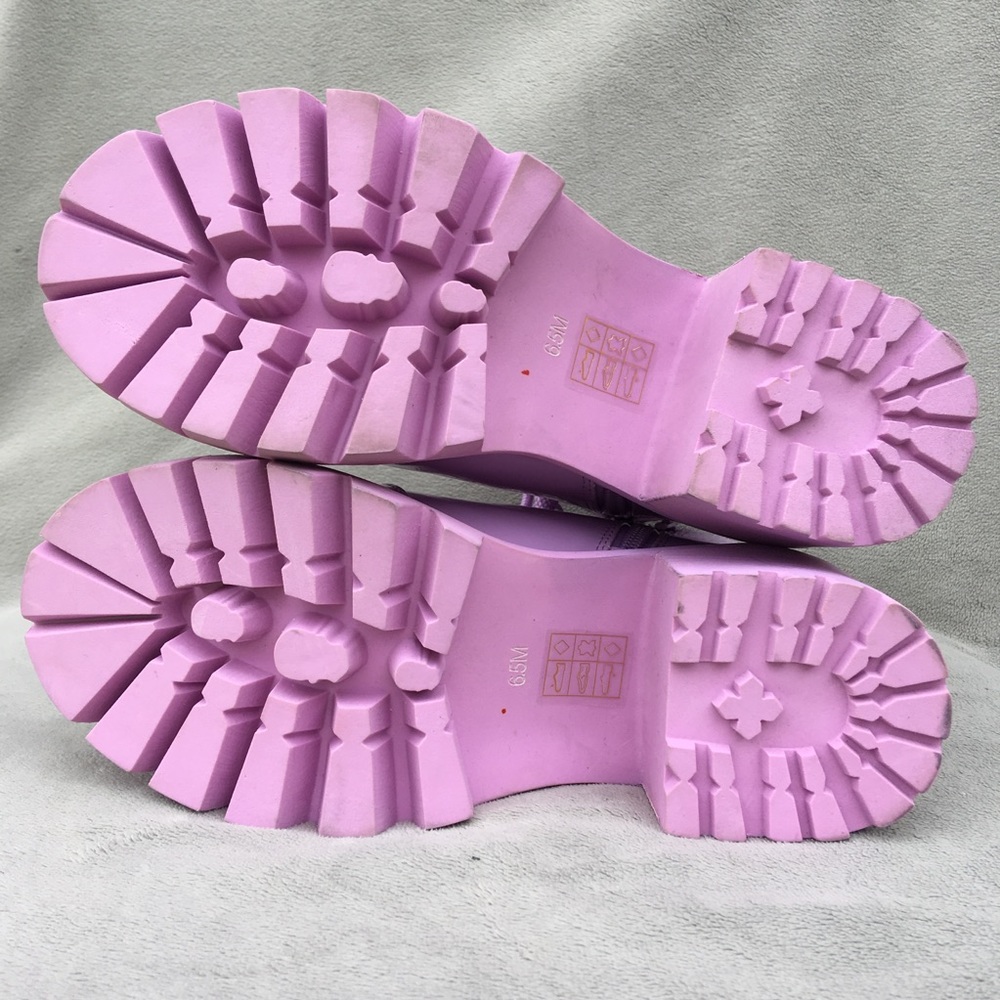 Jeffrey Campbell Czech Boots Lilac Purple 6.5 - Picture 8 of 8